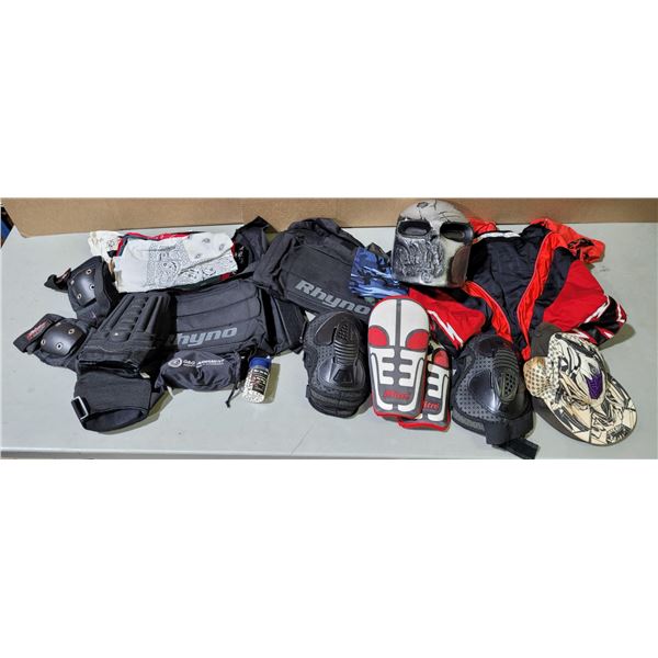 Airsoft Gear: Glasses, Helmet, Pants, Bandana's, & More