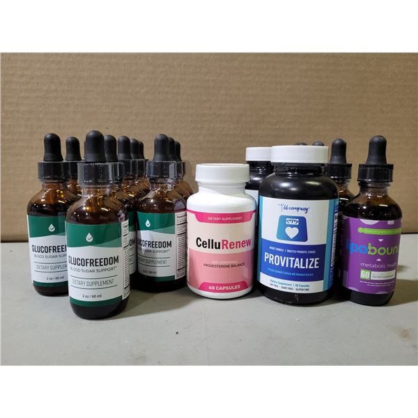 Assorted New Products: Blood Sugar Support, Metabolic Health, & More