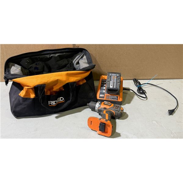 Rigid Drill With Battery & Bag