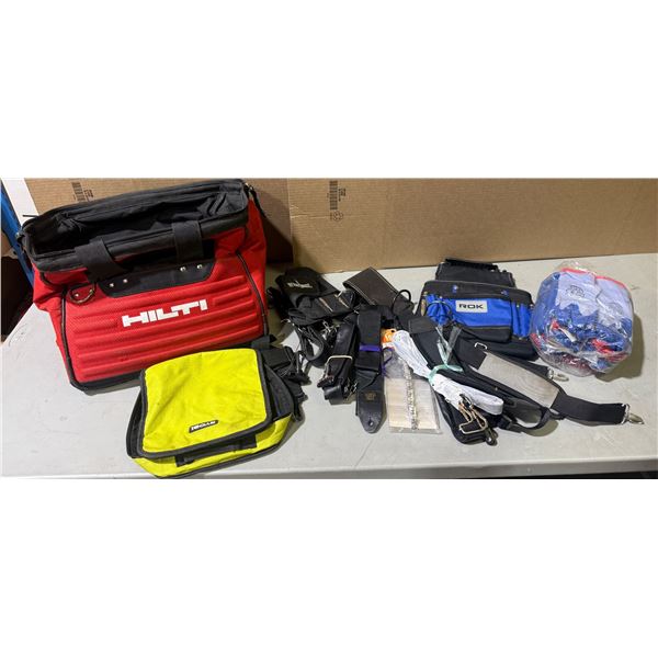 Assorted Tool Bags & Guitar Straps (Ernie Ball For Example)