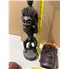 Image 4 : Wooden Masks & African Statue