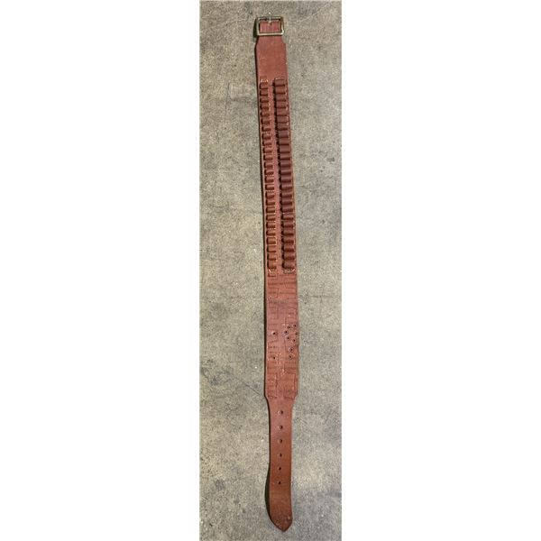 Vintage Leather Ammo Belt
