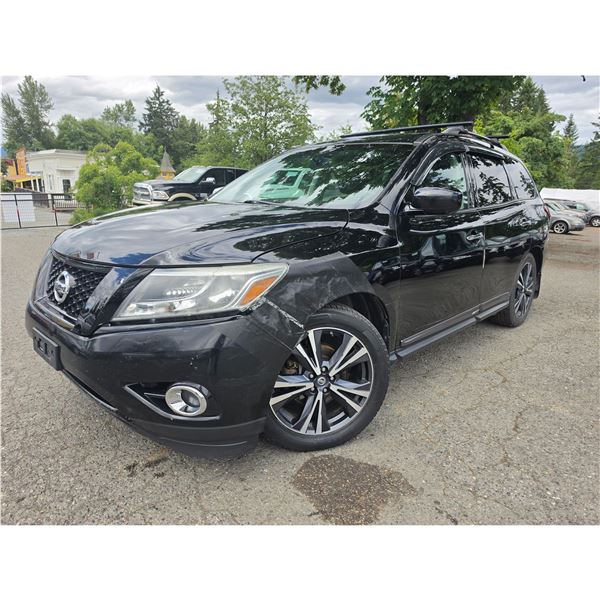 DUNCAN - 2014 NISSAN PATHFINDER BLACK 216373 KMS - 732482-3