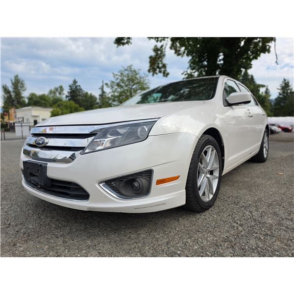 DUNCAN - 2010 FORD FUSION WHITE  200892 KMS - 289360-1