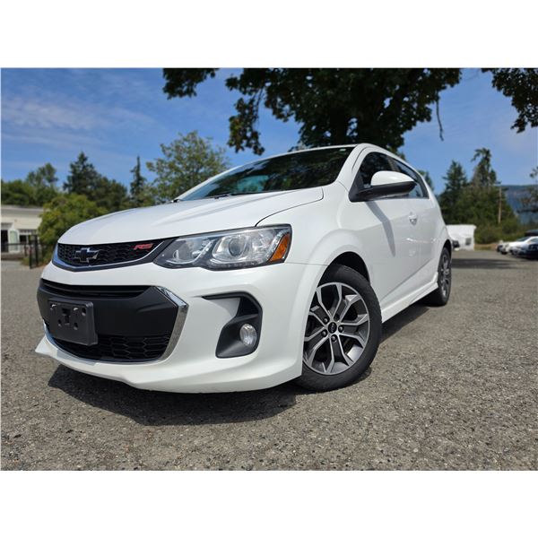 DUNCAN - 2018 CHEVROLET SONIC WHITE 220075 KMS - 130087-1