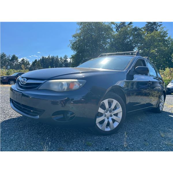 "REMOTE SALE" - 2010 SUBARU IMPREZA BLACK 227411 KMS - 824579-3