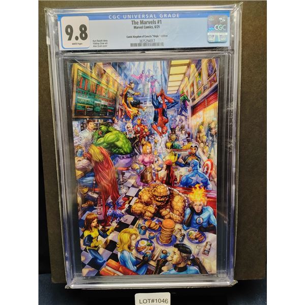 The Marvels #1 CGC 9.8 (2021) Comic Kingdom of Canada "Virgin" Variant