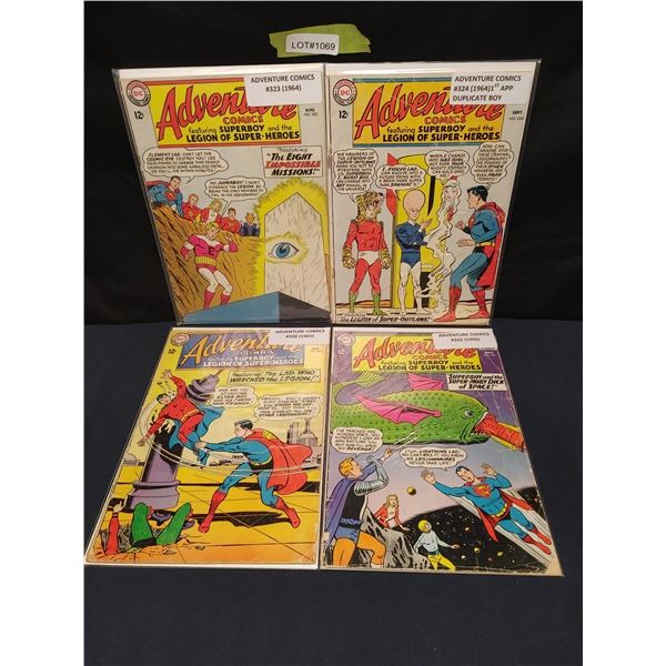Adventure Comics #323, 324, 328, 332 (1961) Superman