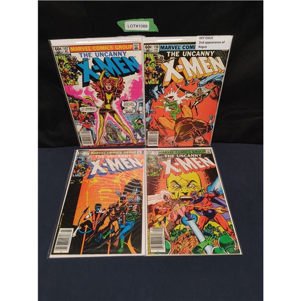 X-Men #157, 158(KEY), 159,161(KEY) ((1981)