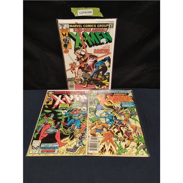 X-Men Annual #3(NEWS), 4(KEY), 5(NEWS) (1980)