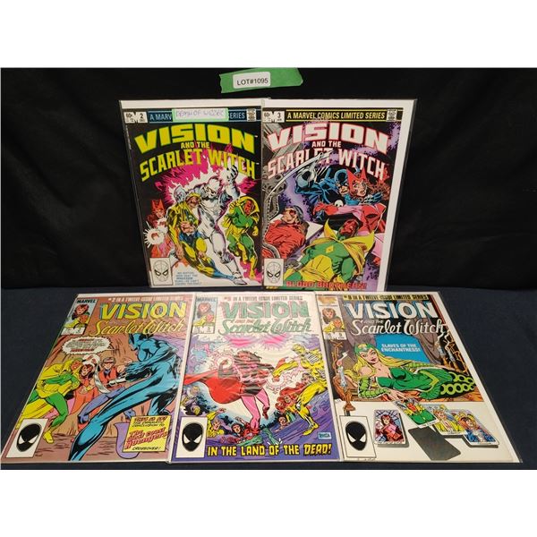 Vision and the Scarlet Witch #2(KEY), 3 (1982). #2, 5, 9 (1985)