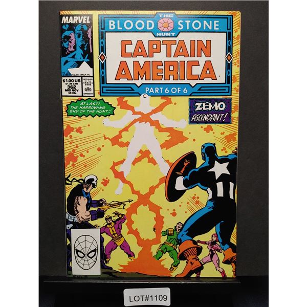 Captain America #362 (1989) KEY ISSUE