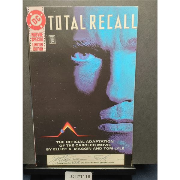 Total Recall: Movie Special #1 (1990) Limited Edition Signed One-Shot (1,064/5000)