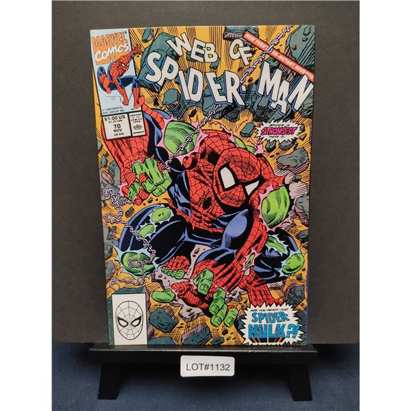 Web of Spider-Man #70 (1990) KEY ISSUE