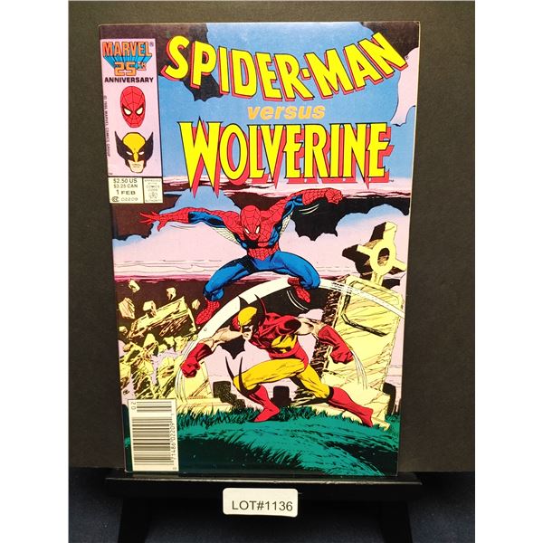 Spider-Man vs. Wolverine #1 (1986) KEY ISSUE (Newsstand)