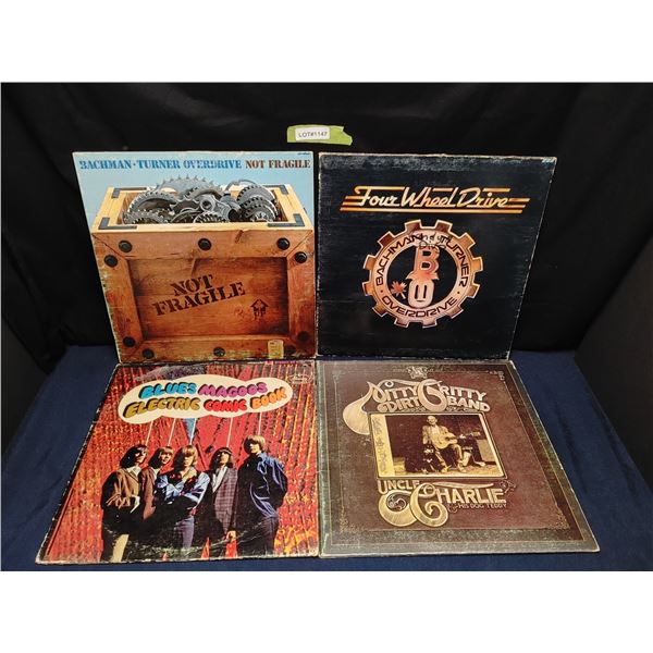 Assorted Records Blues Magoos, Bachman-Turner-Overdrive, Nitty Gritty Dirt Band (1970s)