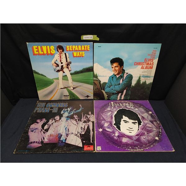 Assorted Records Elvis, The Osmonds, Neil Diamond (1970s)