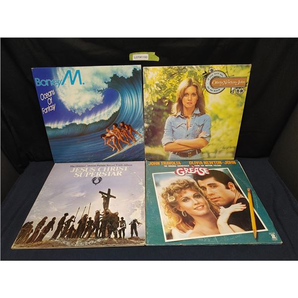 Assorted Records Boney M., Olivia Newton John, Grease, Jesus Christ Superstar (1980s)