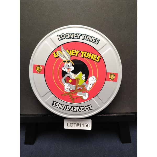 1998 Tazmanian Devil Armitron Looney Tunes Acme Theater Watch in Vintage Film Reel Collectable Tin (