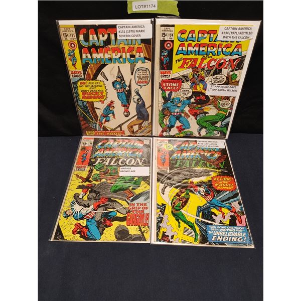 Captain America #131, 134, 140, 142 (1971)