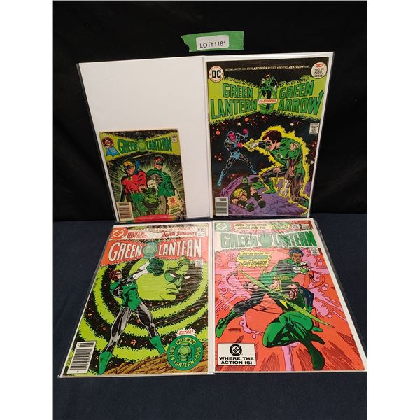 Green Lantern #91, 132, 165, DC Special Blue Ribbon Digest #4 1976)