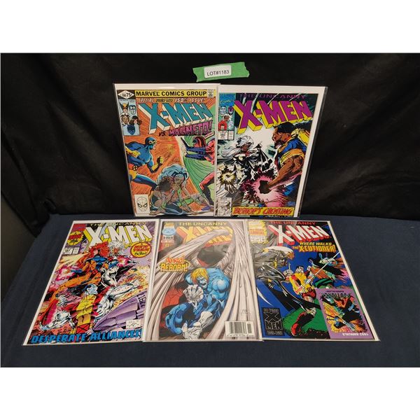 X-Men #150, 283(KEY), 281(KEY), 338, Annual #17(KEY (1980s)