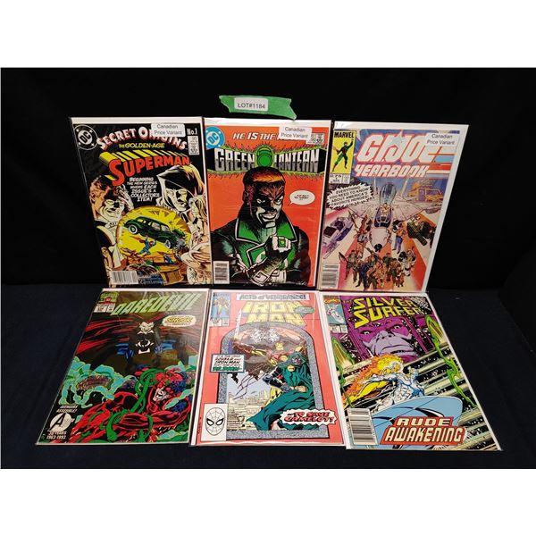 Assorted Bronze Age Marvel Comics (1980s) Canadian Price Variants