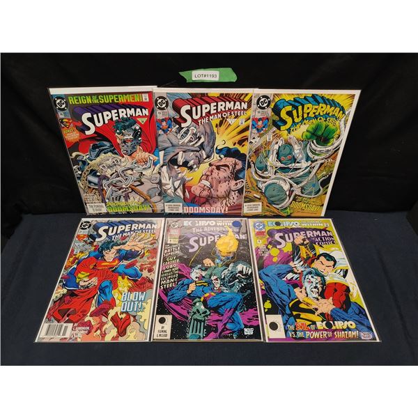Assorted Bronze Age Superman  Comics (1990s) Doomsday