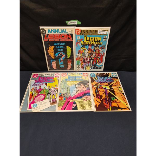 Assorted Legion of Super-Heroes Annuals and comics(1984)