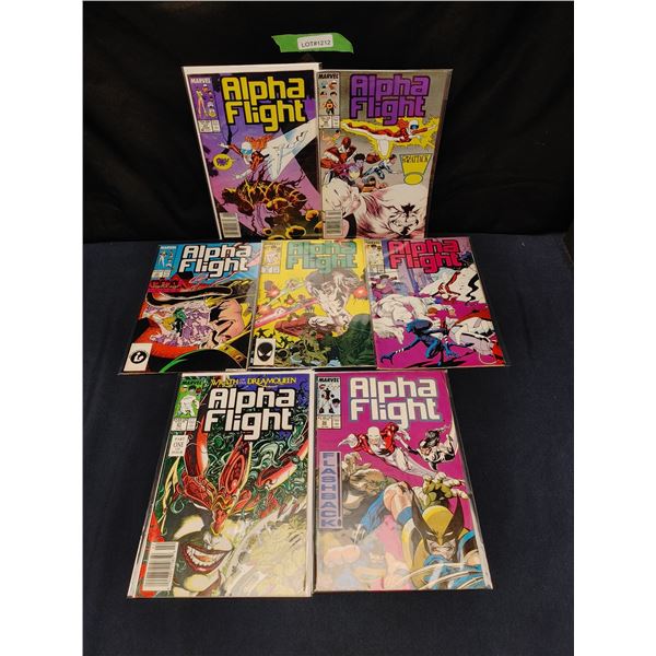 Alpha Flight # 47, 48, 50, 51(KEY), 54, 52, 67 (1987)