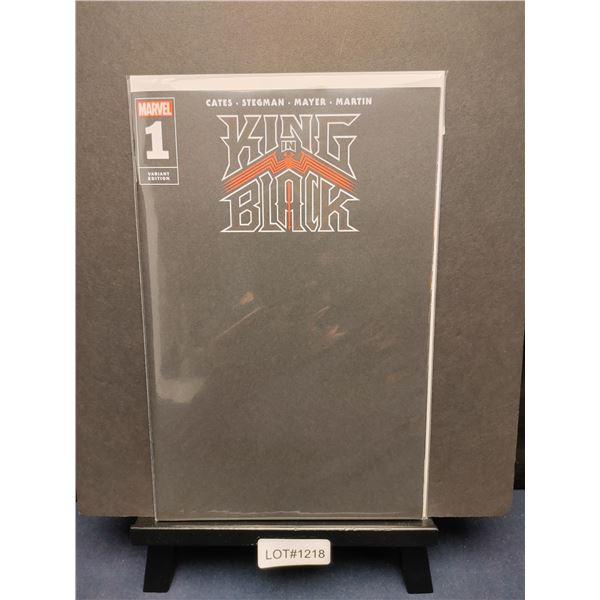 King in Black #1N Black Blank Sketch (2020) KEY ISSUE