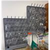 Image 1 : Qty 2 Drying Racks & Multiple Laboratory Glassware: Beakers & Flasks, Misc Sizes