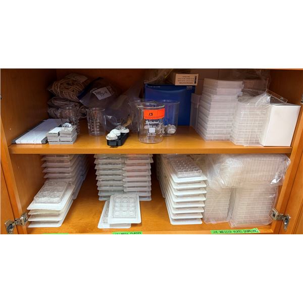 Multiple Beakers, Petri Dishes, Culture Plates, Racks, etc Misc Sizes