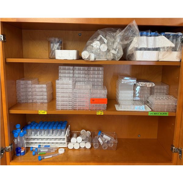 Multiple Culture Plates, Centrifuge Tubes, Beakers, etc Misc Sizes