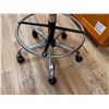 Image 2 : Medical Drafting Stool w/ Black Upholstery & Footrest