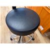 Image 3 : Medical Drafting Stool w/ Black Upholstery & Footrest
