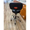 Image 6 : Medical Drafting Stool w/ Black Upholstery & Footrest