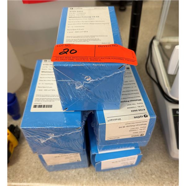 Qty 5 Cytiva Whatman Polycap 36 AS Capsule Filters