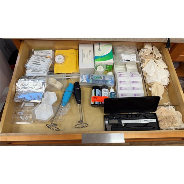Multiple Scientific Measuring Tools: Oakton pHTestr 30, Johnson Digital Caliper, Omega pH Electrode,
