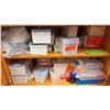 Image 1 : Multiple Laboratory Storage:  Plastic Storage Containers, Centrifuge Tubes, Petri Dishes, etc
