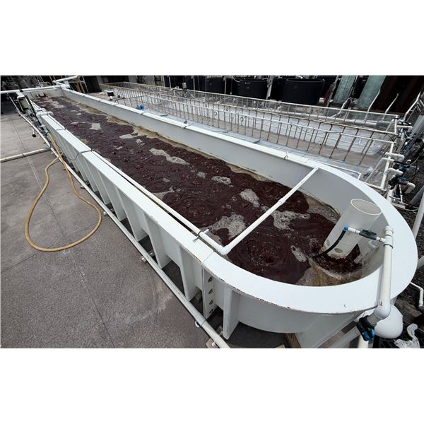 Aquacare Modular Fiberglass Algae Tank 44' x 5'3" Purchased 2025 for $24,117