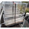Image 1 : Enclosed Acrylic Tank w/ Open Top & Piping 48" x 15" x 49"H