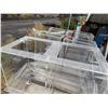 Image 6 : Enclosed Acrylic Tank w/ Open Top & Piping 48" x 15" x 49"H