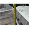 Image 9 : Enclosed Acrylic Tank w/ Open Top & Piping 48" x 15" x 49"H