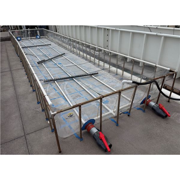 MK Aquarium Aquaculture/Aquaponics Tank Approx. 32.8' L x 7.5' W