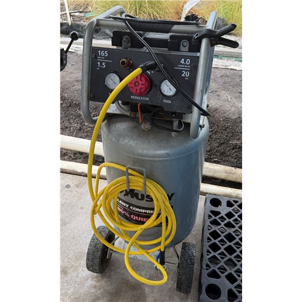 Husky 20 Gallon Silent Air Compressor