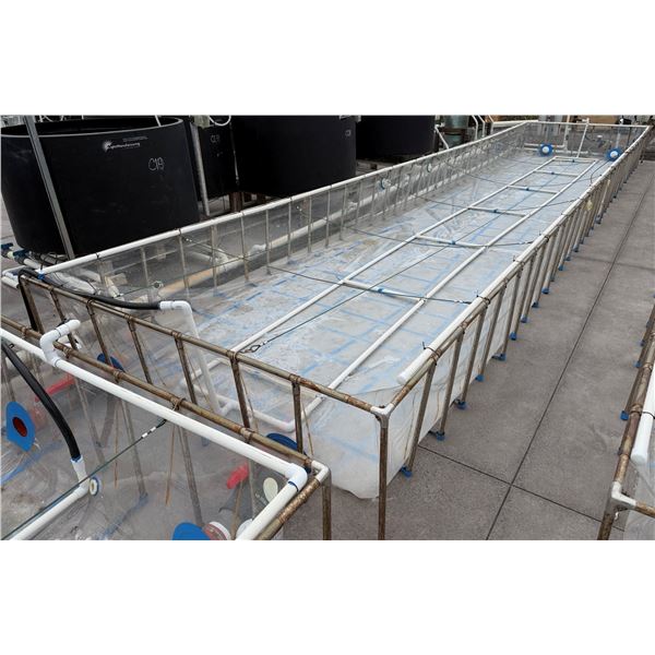 MK Aquarium Aquaculture/Aquaponics Tank Approx. 32.8' L x 7.5' W