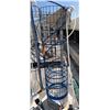 Image 1 : Aquaculture Photobioreactor Protective Wire Mesh Frame 16" Dia, 72"H