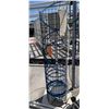 Image 1 : Aquaculture Photobioreactor Protective Wire Mesh Frame 16" Dia, 72"H
