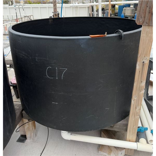 Black Commercial Aqua Tank 61"dia, 35"H